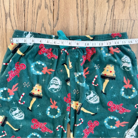 A Christmas Story Printed Mens Fleece Sleep Pants Pajama Bottoms Size Large - Picture 7 of 8